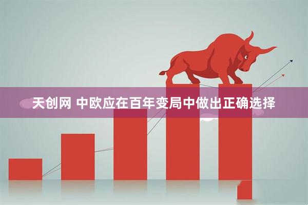 天创网 中欧应在百年变局中做出正确选择