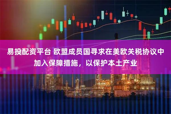 易投配资平台 欧盟成员国寻求在美欧关税协议中加入保障措施，以保护本土产业